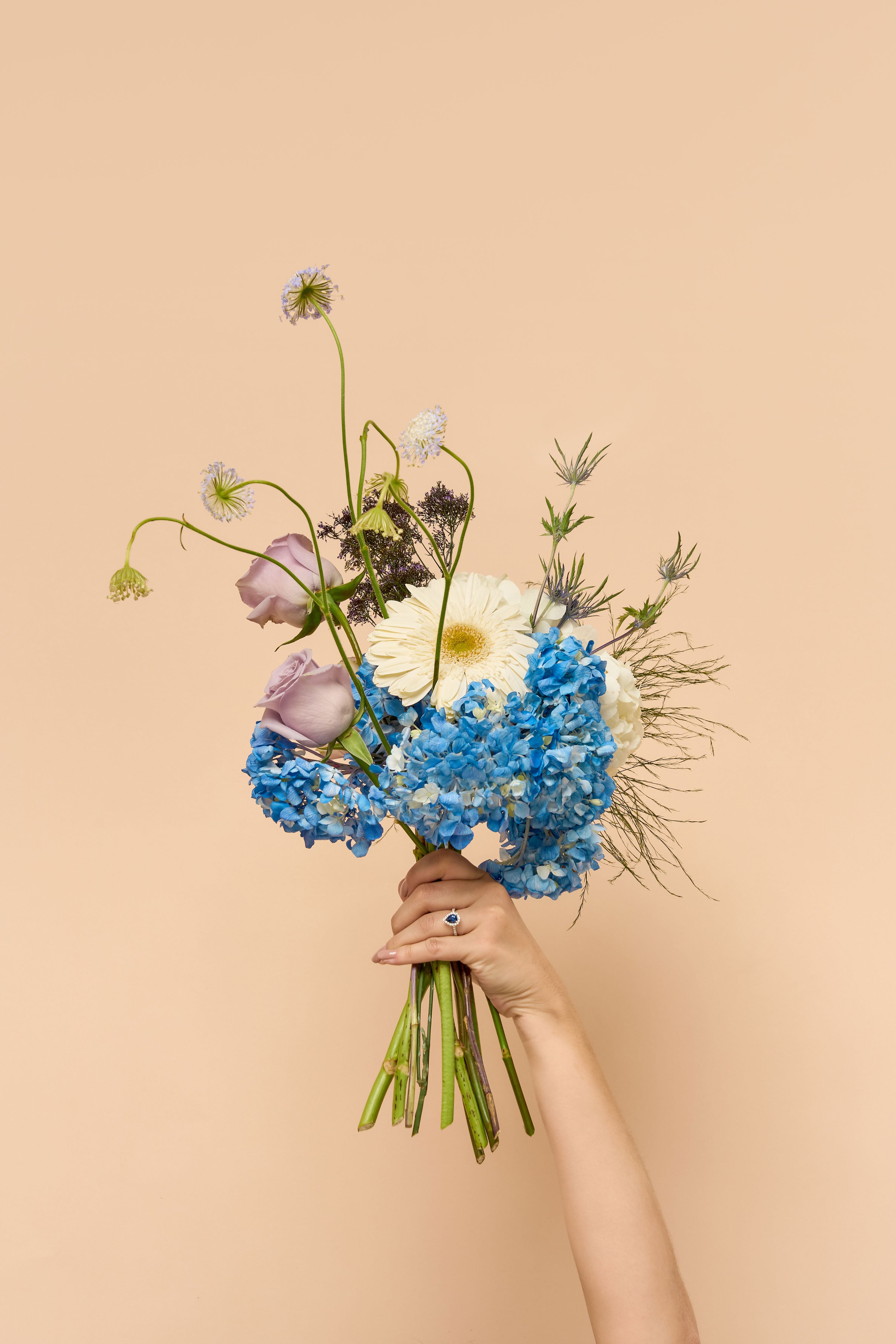 Blue  Bloom Bouquet